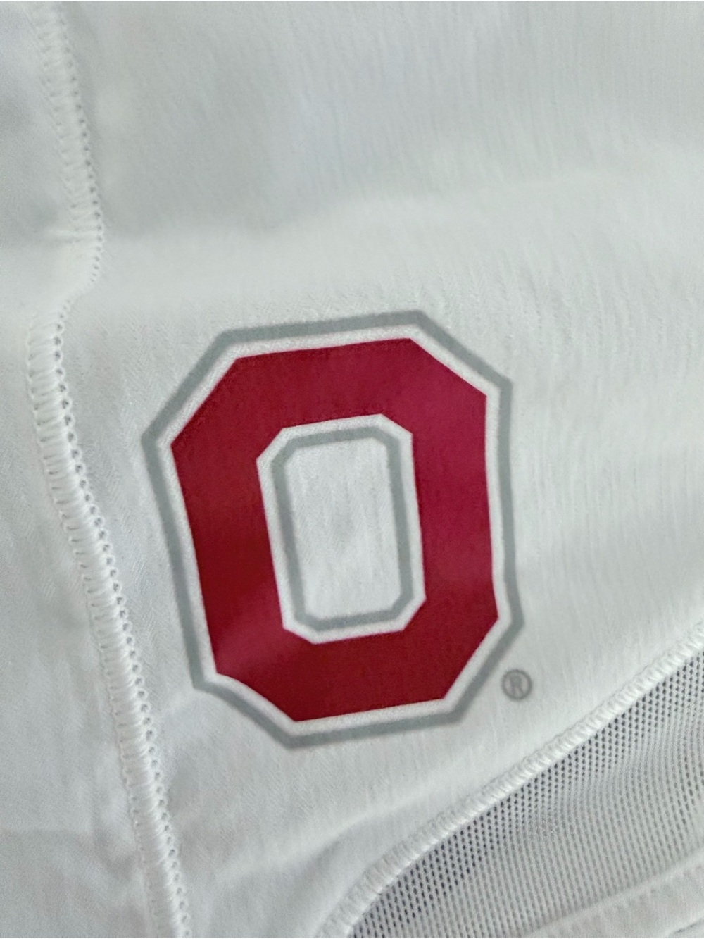 Lululemon Ohio State Buckeyes Hotty Hot Shorts - White / Size 2 - Picture 2 of 4